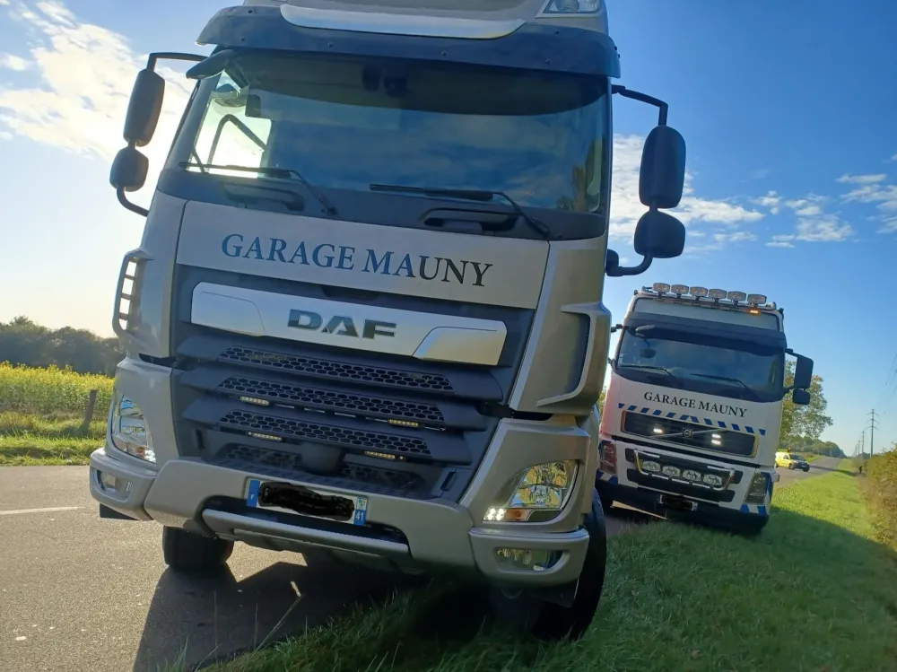 Remorquage poids lourds à Villerable